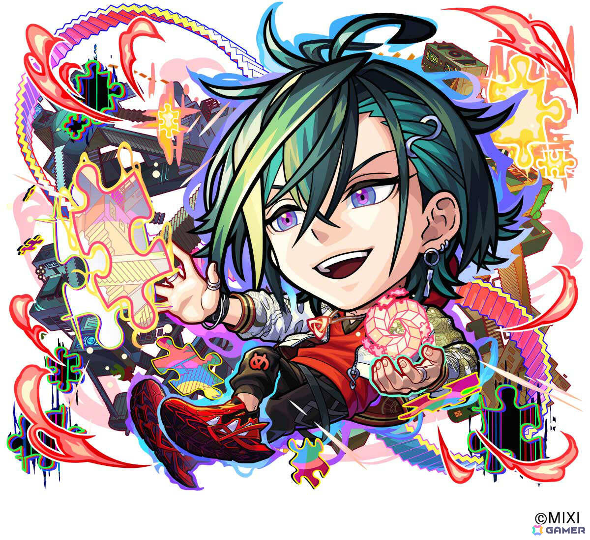 「コトダマン」×「モンスト」のコラボ第6弾が1月23日より開催！「デッドバースリローデッド」のリンネやジュゲム＆ネオなどがコラボ召喚で入手可能の画像