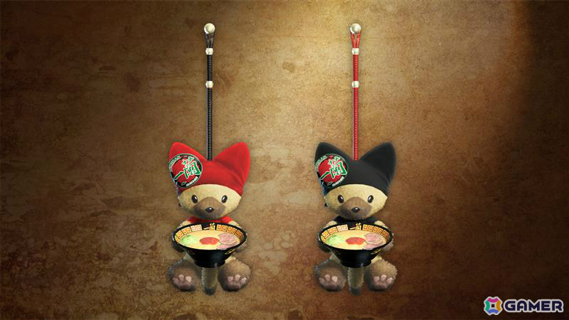 追加チャーム：一蘭アイルー・赤/一蘭アイルー・黒