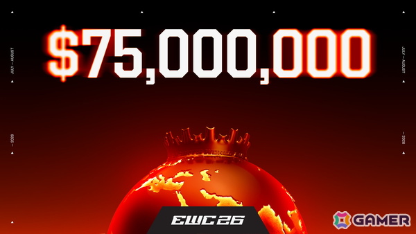 世界最大規模のeスポーツイベント「Esports World Cup 2026」の詳細が発表！賞金総額は7,500万ドル、24のゲームを対象に25のトーナメントが開催の画像1