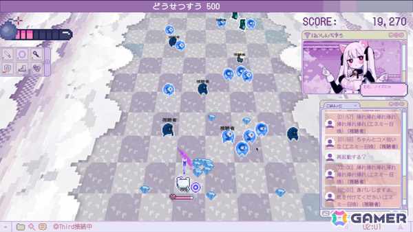 配信者向けシューティングアクション「妄想少女」が2月8日にリリース！視聴者が配信中のゲームに直接介入できるシステム“THIRD”を搭載の画像2