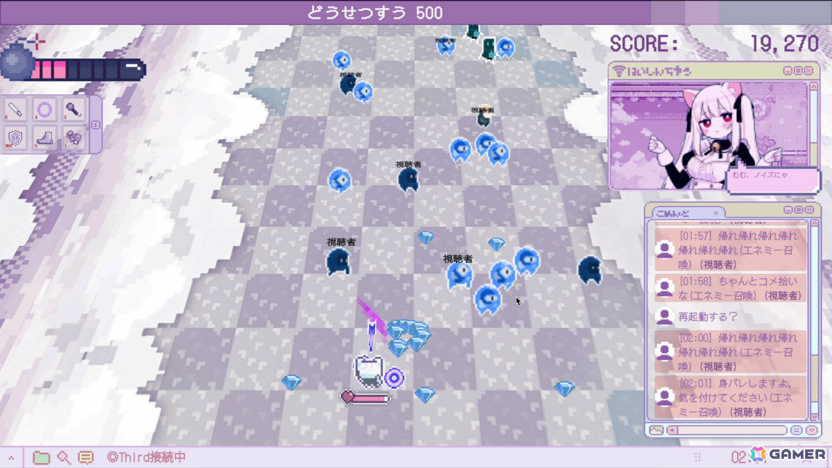 配信者向けシューティングアクション「妄想少女」が2月8日にリリース!視聴者が配信中のゲームに直接介入できるシステム“THIRD”を搭載の画像