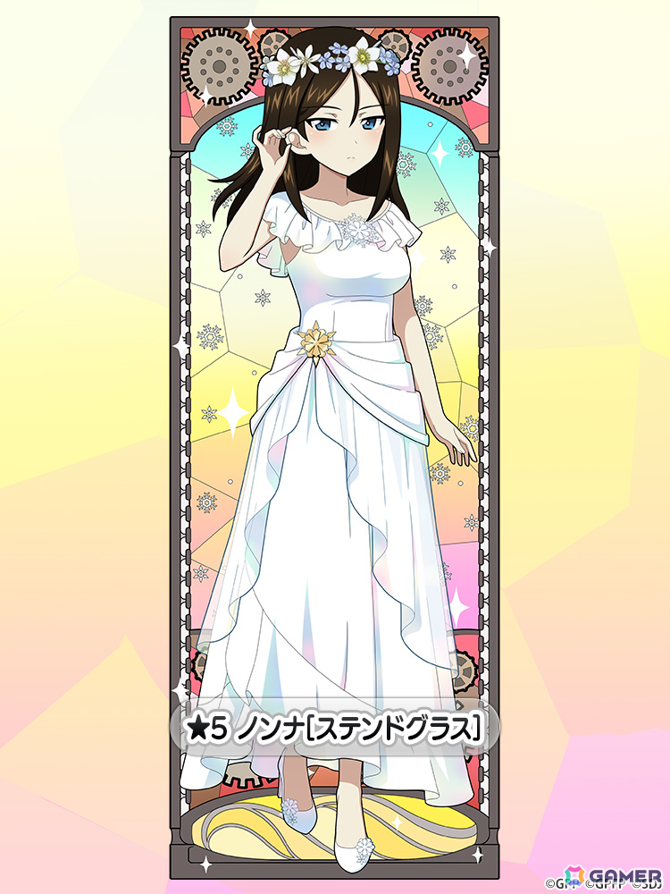 「ガールズ＆パンツァー 戦車道大作戦！」ステンドグラス衣装のノンナがオールスター生徒ガチャに登場！の画像