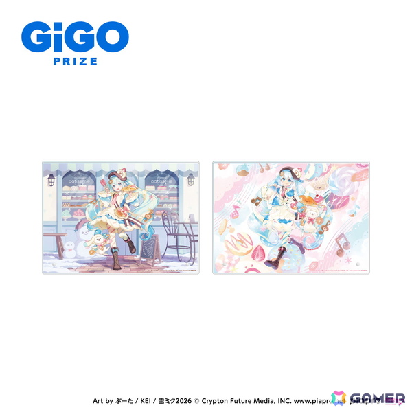 「SNOW MIKU 2026」コラボのアクリルボードとビッグクッションがGiGOグループの店舗にて2月4日より順次展開！の画像2