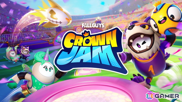 「フォートナイト」に「Fall Guys」とコラボしたゲームモード「Fall Guys Crown Jam」が登場！バスケや障害物競走などが融合したカオスな3v3が楽しめるの画像1