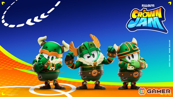 「フォートナイト」に「Fall Guys」とコラボしたゲームモード「Fall Guys Crown Jam」が登場!バスケや障害物競走などが融合したカオスな3v3が楽しめるの画像