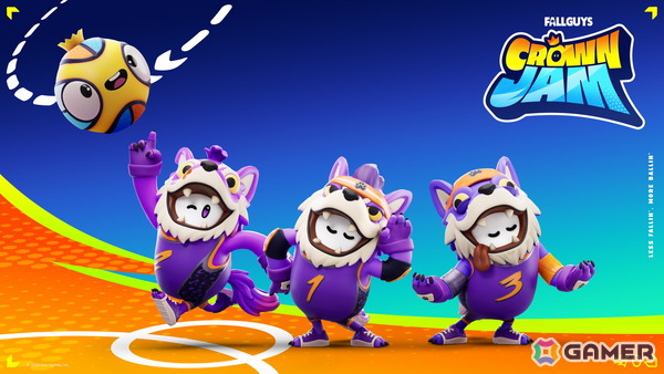 「フォートナイト」に「Fall Guys」とコラボしたゲームモード「Fall Guys Crown Jam」が登場!バスケや障害物競走などが融合したカオスな3v3が楽しめるの画像