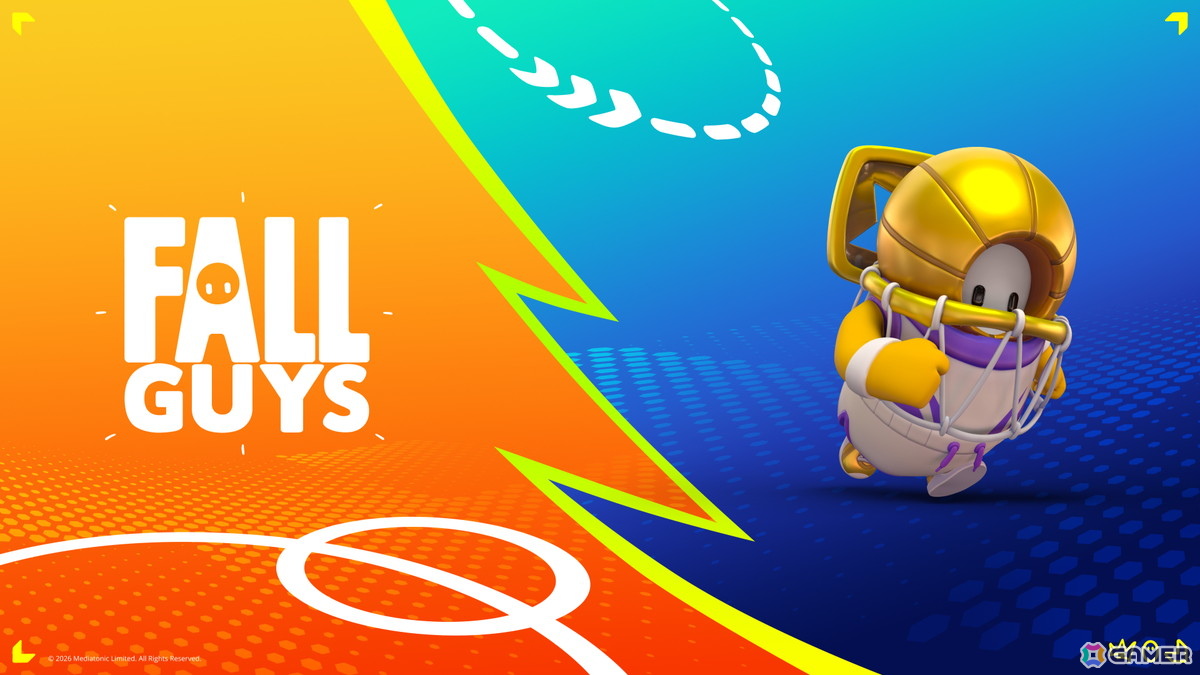 「フォートナイト」に「Fall Guys」とコラボしたゲームモード「Fall Guys Crown Jam」が登場!バスケや障害物競走などが融合したカオスな3v3が楽しめるの画像