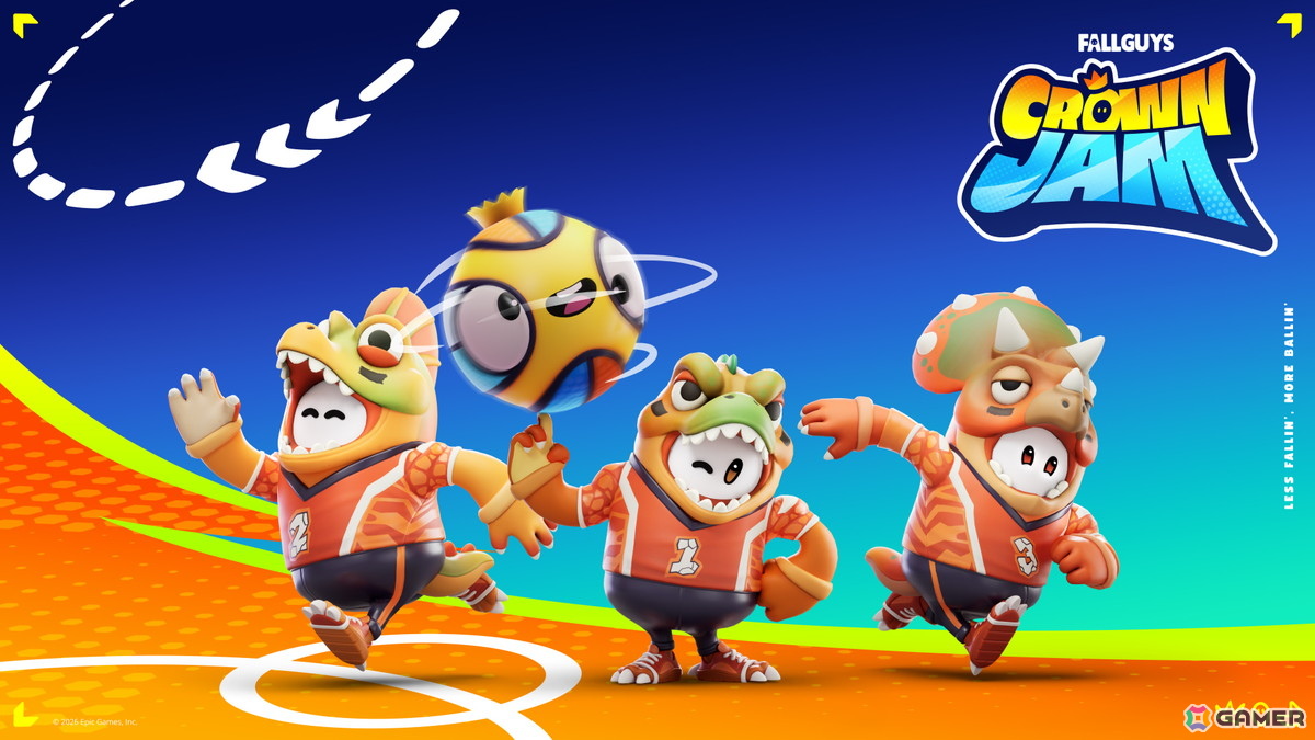 「フォートナイト」に「Fall Guys」とコラボしたゲームモード「Fall Guys Crown Jam」が登場！バスケや障害物競走などが融合したカオスな3v3が楽しめるの画像4