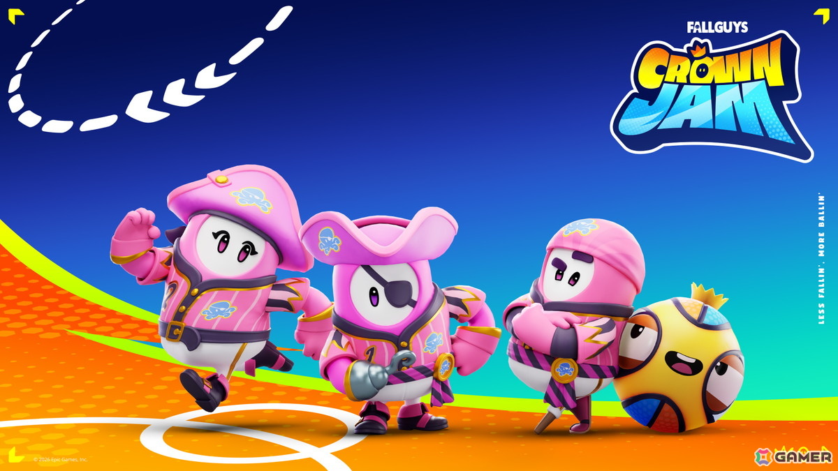 「フォートナイト」に「Fall Guys」とコラボしたゲームモード「Fall Guys Crown Jam」が登場！バスケや障害物競走などが融合したカオスな3v3が楽しめるの画像7