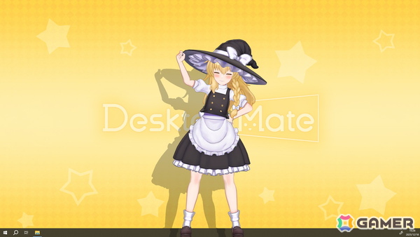 「Desktop Mate」に霧雨魔理沙とゆっくり魔理沙が登場！金澤まいさんの録り下ろしボイスや新規収録されたゆっくりボイスが楽しめるの画像3