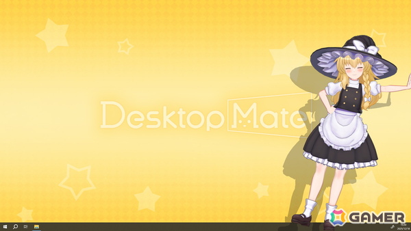「Desktop Mate」に霧雨魔理沙とゆっくり魔理沙が登場！金澤まいさんの録り下ろしボイスや新規収録されたゆっくりボイスが楽しめるの画像