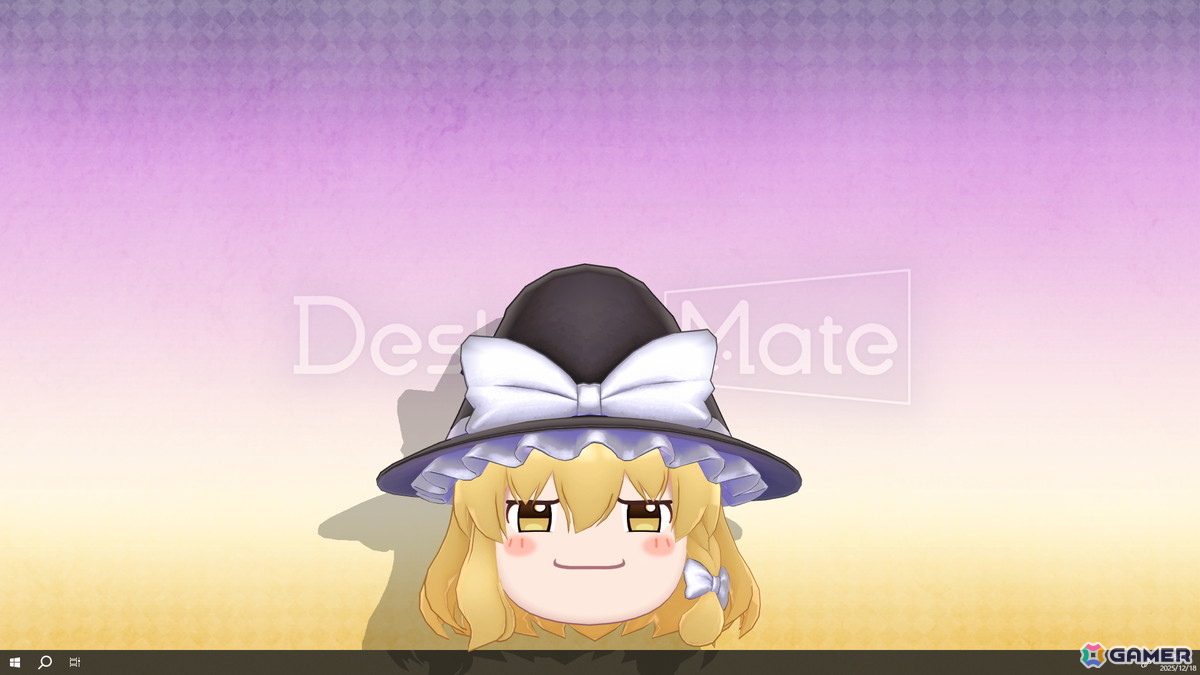 「Desktop Mate」に霧雨魔理沙とゆっくり魔理沙が登場！金澤まいさんの録り下ろしボイスや新規収録されたゆっくりボイスが楽しめるの画像