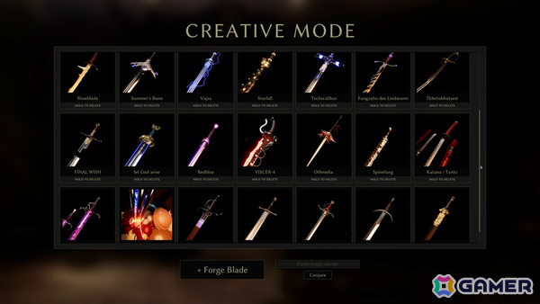 子供のころ妄想したカッコいい剣を作れる鍛冶師シミュレーター「ブレイドソング」の早期アクセスが開始！3Dプリンター用モデルにすることもの画像