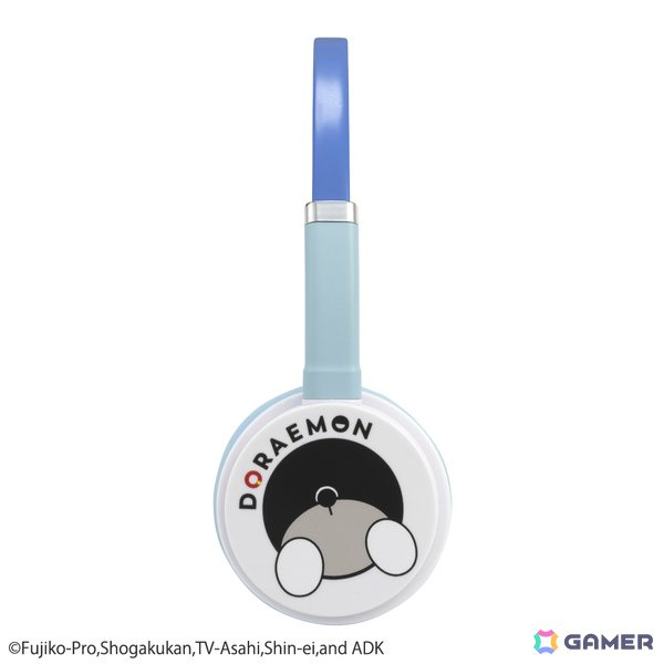 「ドラえもん」のイラスト入りヘッドセットが3月中旬に発売！96gの超軽量設計で長時間使用しても疲れにくいの画像