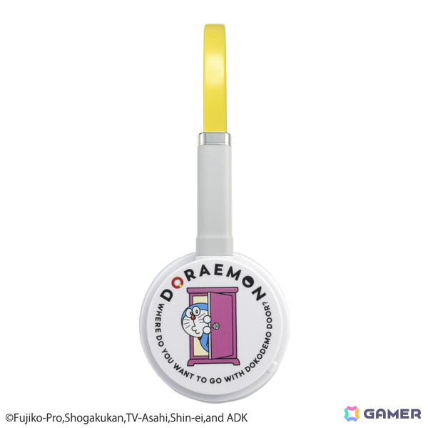 「ドラえもん」のイラスト入りヘッドセットが3月中旬に発売！96gの超軽量設計で長時間使用しても疲れにくいの画像