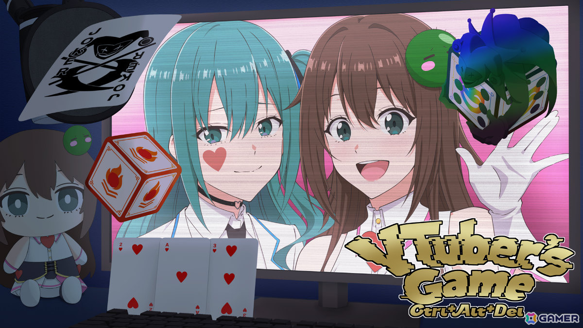 有名VTuberとして活動しながら推しを殺した犯人を突き止める配信画面型タワーディフェンスADV「VTuber's Game : Ctrl+Alt+Del」が発表!の画像