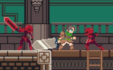 巨大な剣の重さを操り戦うアクションパズル・メトロイドヴァニア「GIGASWORD」PS5/Switchパッケージ版が4月23日に発売！