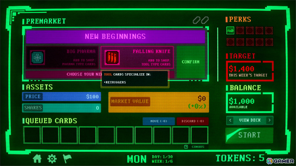 株式市場をねじ曲げて勝ち上がるローグライク・デッキ構築型ゲーム「Insider Trading」が2月18日にリリース！の画像9