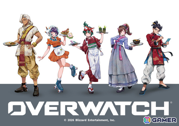 「オーバーウォッチ 2」とeSPORTS CAFE AIM＆DiCEのコラボカフェが2月6日より開催！ヒーローたちの活動拠点をコンセプトにした描きおろしグッズが登場の画像4