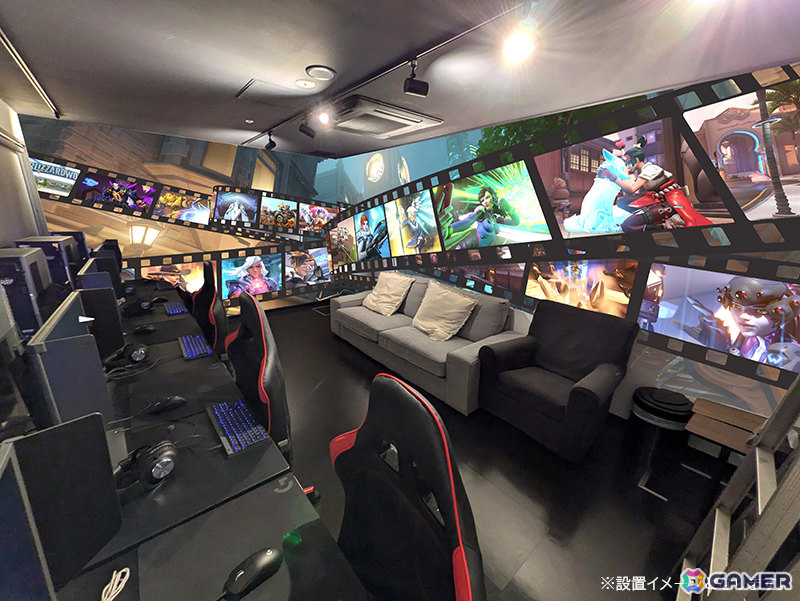 「オーバーウォッチ 2」とeSPORTS CAFE AIM＆DiCEのコラボカフェが2月6日より開催！ヒーローたちの活動拠点をコンセプトにした描きおろしグッズが登場の画像21