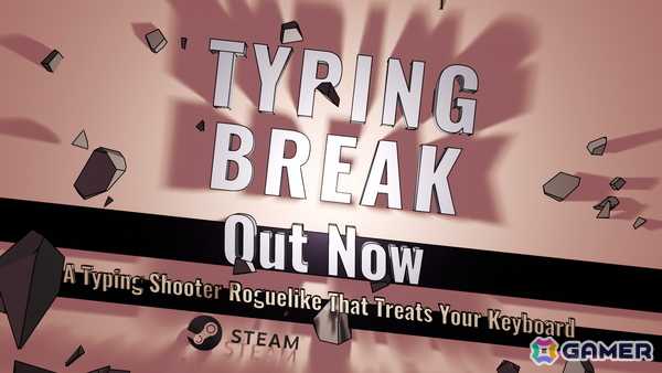 タイピング×STG「Typing Break」が1月27日にSteamで配信！単語の組み合わせで攻撃力や属性が変化していくゲーム性が特徴の画像1