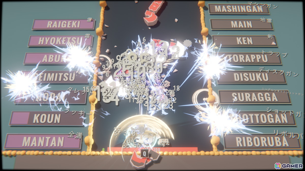 タイピング×STG「Typing Break」が1月27日にSteamで配信！単語の組み合わせで攻撃力や属性が変化していくゲーム性が特徴の画像5