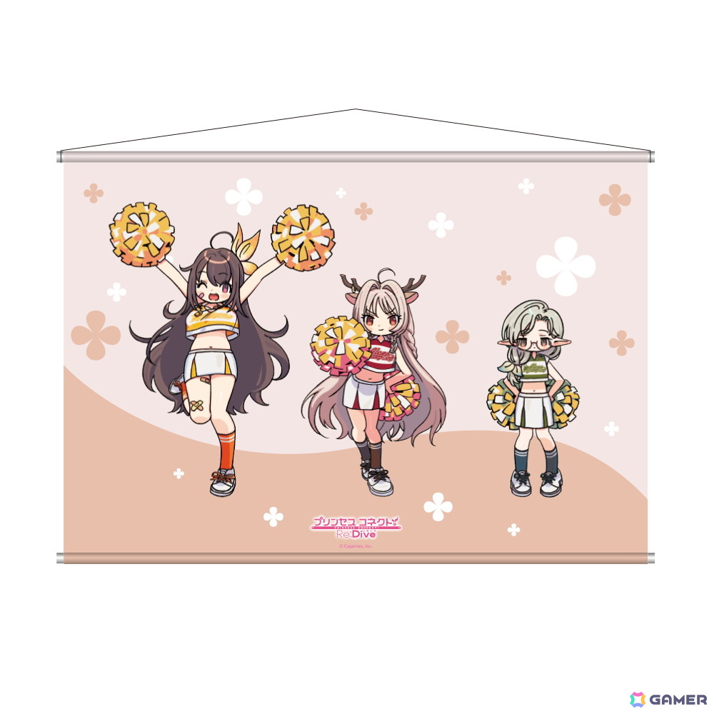 「プリコネR」×ヴィレヴァンコラボグッズが再び！「アルケス錬金堂」のルイズマリー、イロハ、ソノがチアガール衣装で新登場の画像