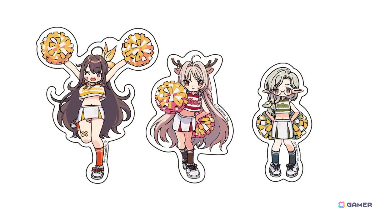 「プリコネR」×ヴィレヴァンコラボグッズが再び！「アルケス錬金堂」のルイズマリー、イロハ、ソノがチアガール衣装で新登場の画像