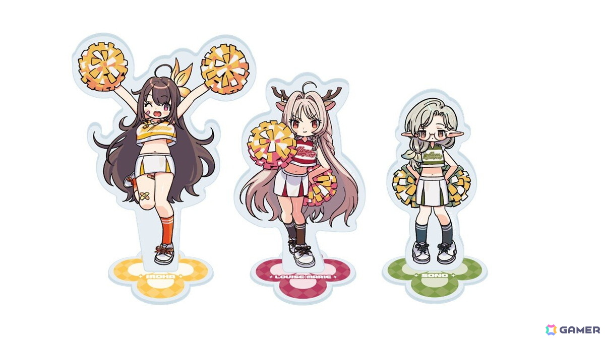 「プリコネR」×ヴィレヴァンコラボグッズが再び！「アルケス錬金堂」のルイズマリー、イロハ、ソノがチアガール衣装で新登場の画像