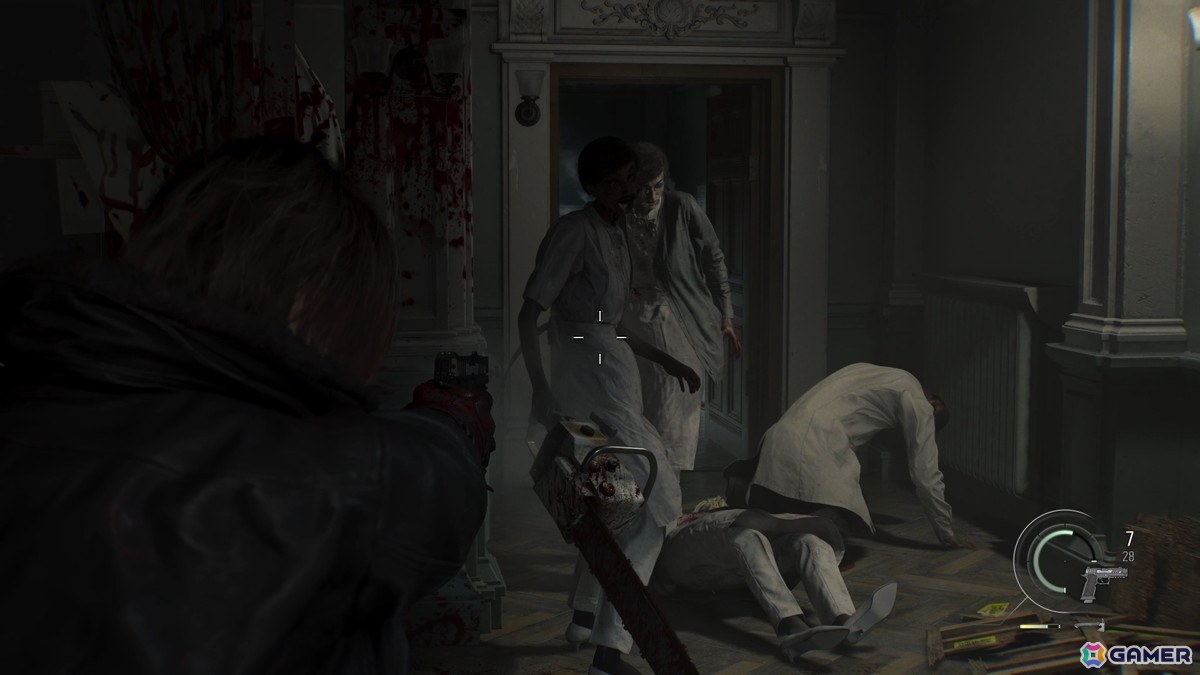 「バイオハザード レクイエム」恐怖に満ちた空間で謎を解き明かしていくグレースパート＆鬱憤を晴らすように銃器や体術でゾンビたちを蹴散らすレオンパートをプレイ！の画像