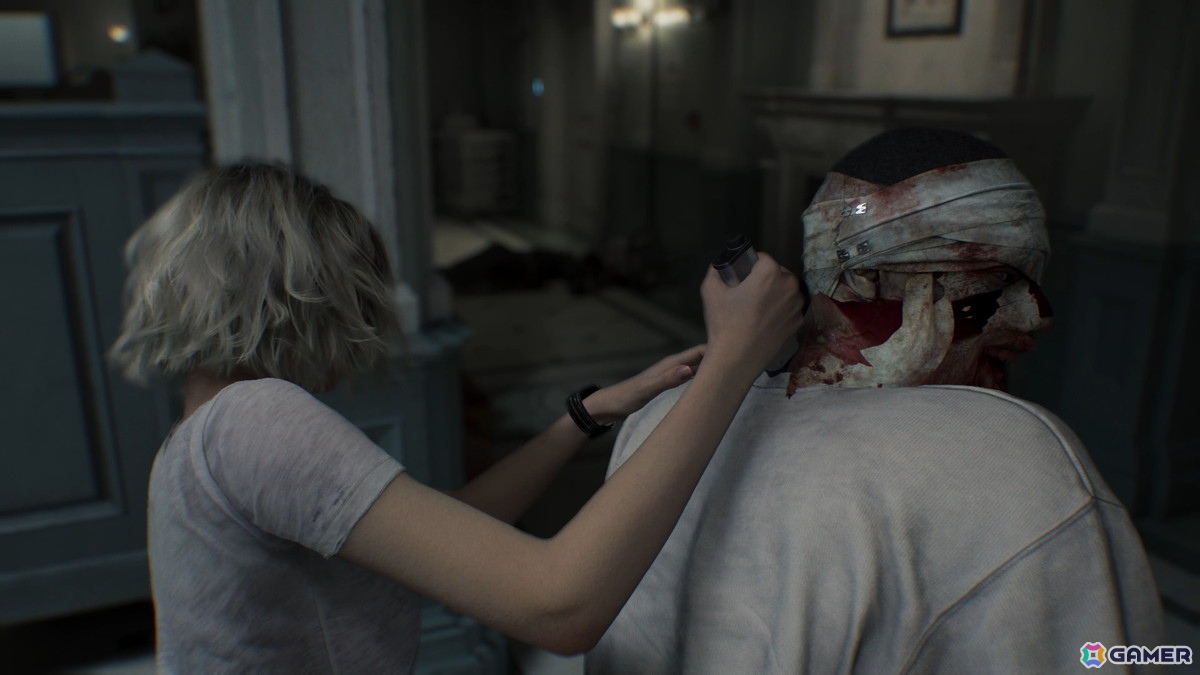 「バイオハザード レクイエム」恐怖に満ちた空間で謎を解き明かしていくグレースパート＆鬱憤を晴らすように銃器や体術でゾンビたちを蹴散らすレオンパートをプレイ！の画像