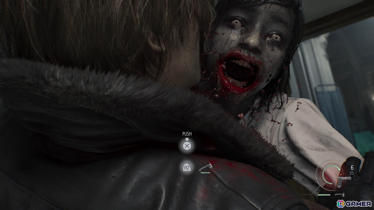 「バイオハザード レクイエム」恐怖に満ちた空間で謎を解き明かしていくグレースパート＆鬱憤を晴らすように銃器や体術でゾンビたちを蹴散らすレオンパートをプレイ！の画像