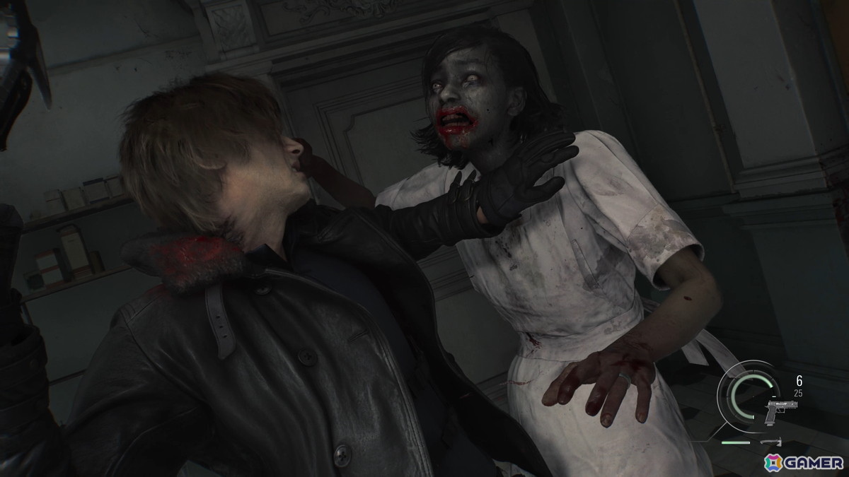 「バイオハザード レクイエム」恐怖に満ちた空間で謎を解き明かしていくグレースパート＆鬱憤を晴らすように銃器や体術でゾンビたちを蹴散らすレオンパートをプレイ！の画像