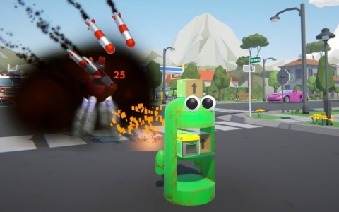 ポンコツロボットたちのドタバタ荷物強奪アクション「HaCo」Steamページが公開！最大4人で協力して最凶の泥棒チームを目指せ