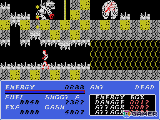 空中ではシューティング、地下では格闘アクションを楽しめる難易度高め