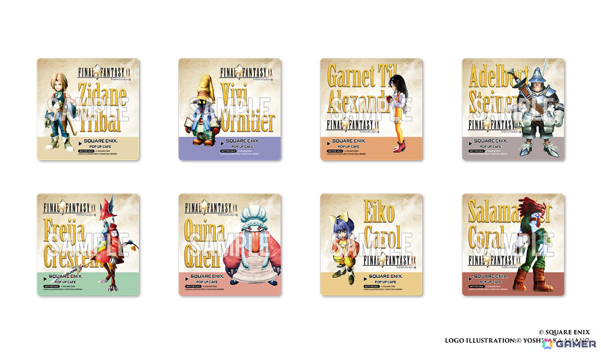 「SQUARE ENIX POP UP CAFE」名古屋のオープン日が2月20日に決定！アニバーサリーケーキなどが提供される「FFIX」25周年記念コラボも実施の画像