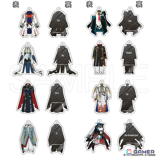 「アークナイツ」イラストレーター・8イチビ8さんの描き起こしイラストを使ったグッズが登場！焔影リード、琳琅スワイヤーら5名のBIGアクスタなどがラインナップの画像22