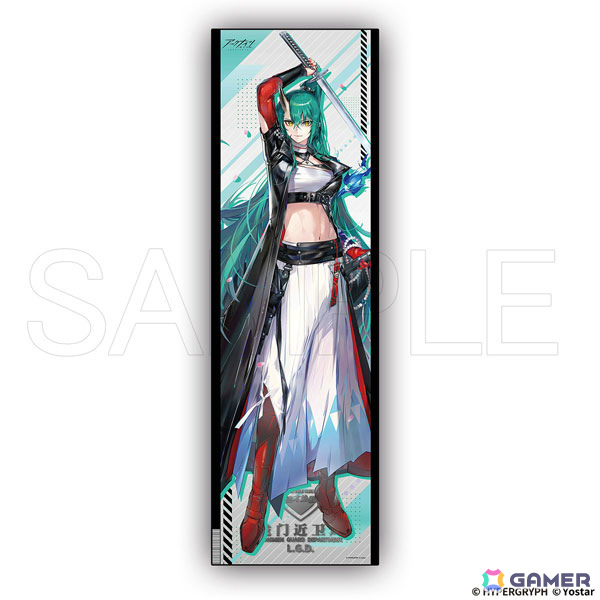 「アークナイツ」イラストレーター・8イチビ8さんの描き起こしイラストを使ったグッズが登場!焔影リード、琳琅スワイヤーら5名のBIGアクスタなどがラインナップの画像