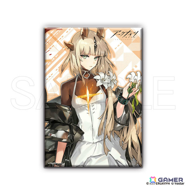 「アークナイツ」イラストレーター・8イチビ8さんの描き起こしイラストを使ったグッズが登場!焔影リード、琳琅スワイヤーら5名のBIGアクスタなどがラインナップの画像