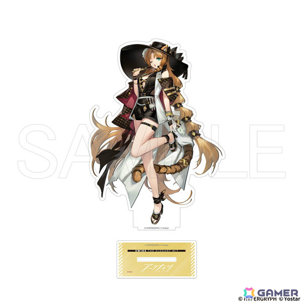 「アークナイツ」イラストレーター・8イチビ8さんの描き起こしイラストを使ったグッズが登場!焔影リード、琳琅スワイヤーら5名のBIGアクスタなどがラインナップの画像