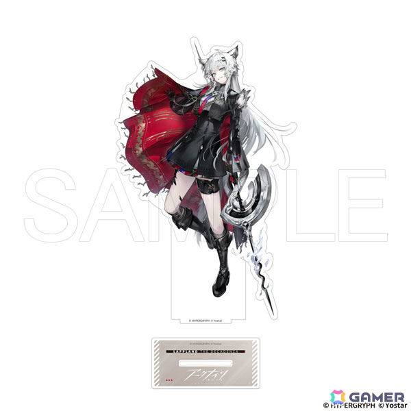 「アークナイツ」イラストレーター・8イチビ8さんの描き起こしイラストを使ったグッズが登場!焔影リード、琳琅スワイヤーら5名のBIGアクスタなどがラインナップの画像