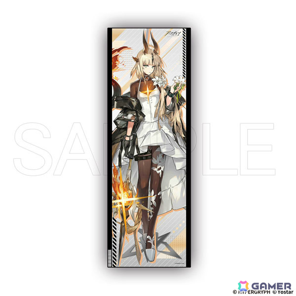 「アークナイツ」イラストレーター・8イチビ8さんの描き起こしイラストを使ったグッズが登場!焔影リード、琳琅スワイヤーら5名のBIGアクスタなどがラインナップの画像