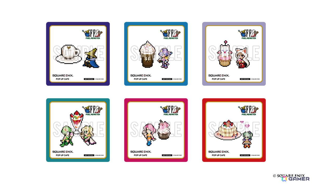 「SQUARE ENIX POP UP CAFE」×「FF ピクセルリマスター」シリーズのコラボが2月13日より大阪店、4月10日より名古屋店で開催！の画像
