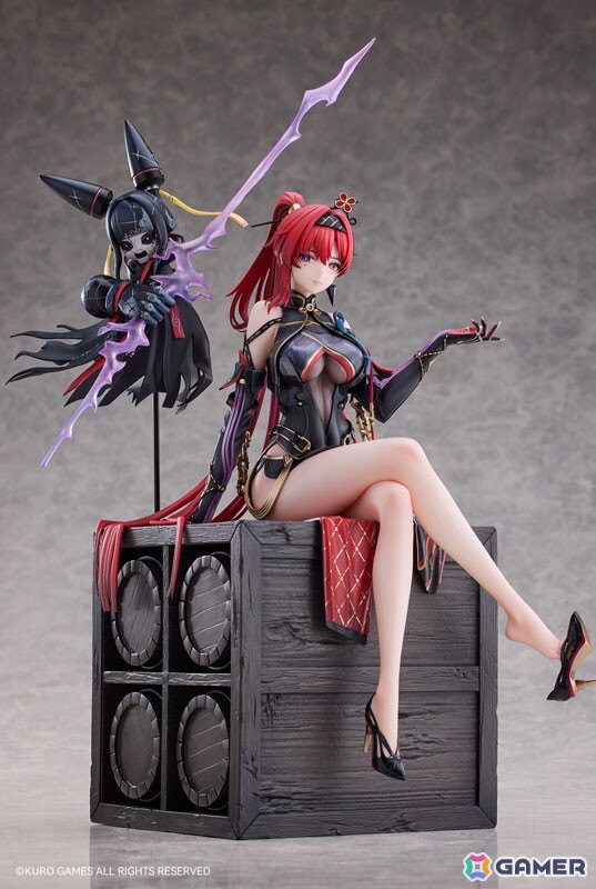 「鳴潮」より吟霖が1/6スケールフィギュアで登場！あみあみ限定特典として「缶バッジ」も付属の画像6