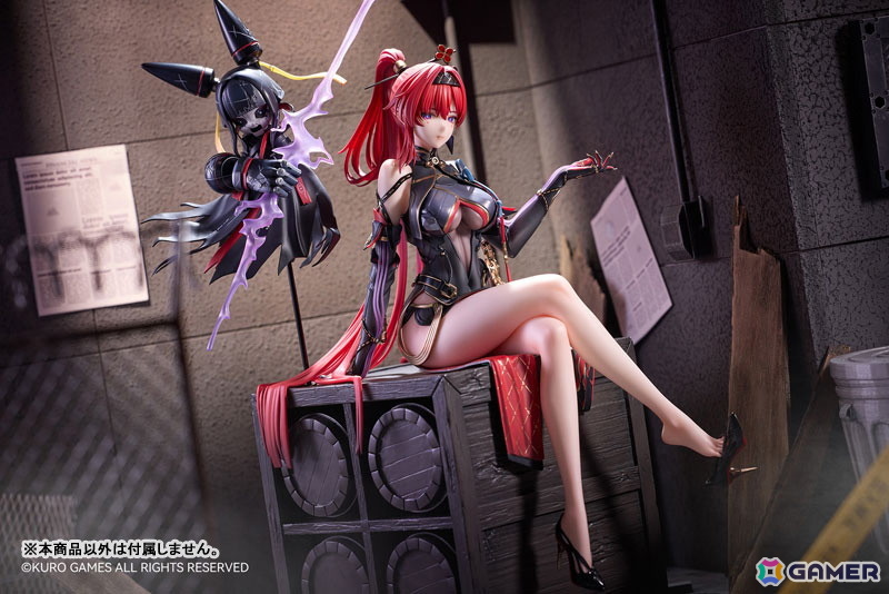「鳴潮」より吟霖が1/6スケールフィギュアで登場!あみあみ限定特典として「缶バッジ」も付属の画像