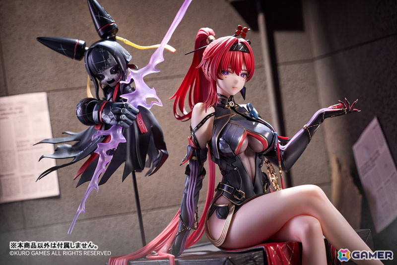 「鳴潮」より吟霖が1/6スケールフィギュアで登場!あみあみ限定特典として「缶バッジ」も付属の画像