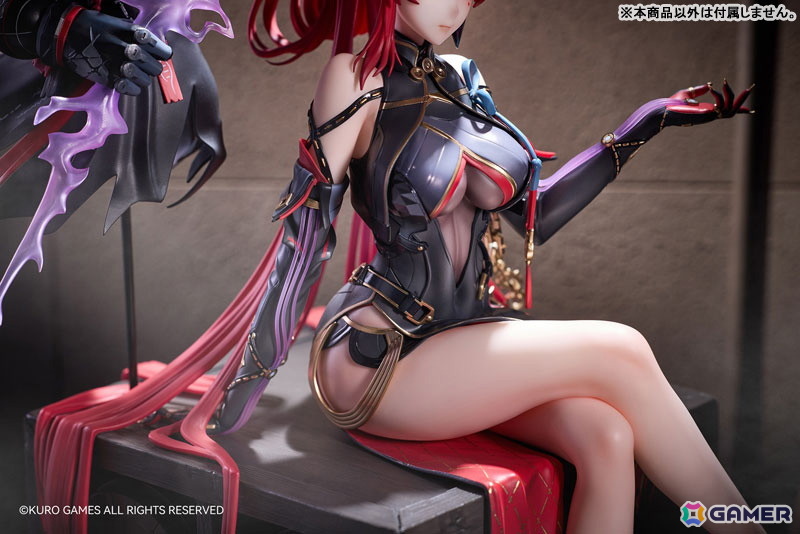 「鳴潮」より吟霖が1/6スケールフィギュアで登場!あみあみ限定特典として「缶バッジ」も付属の画像