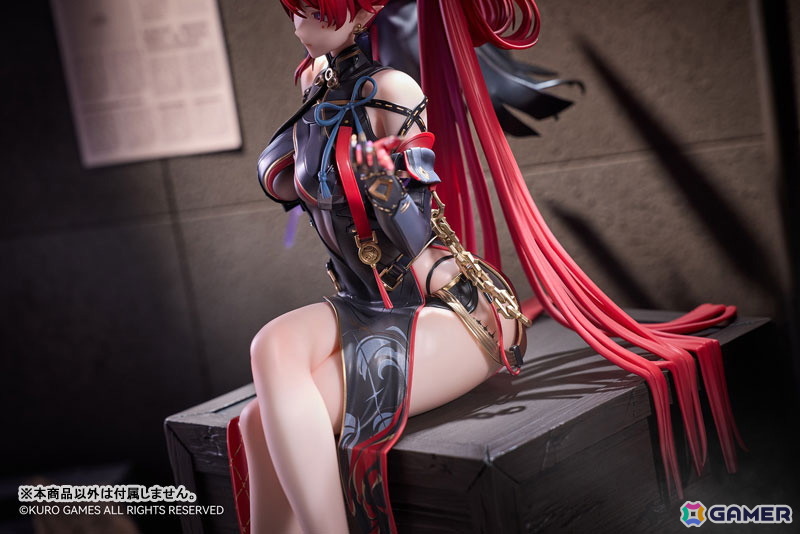 「鳴潮」より吟霖が1/6スケールフィギュアで登場!あみあみ限定特典として「缶バッジ」も付属の画像