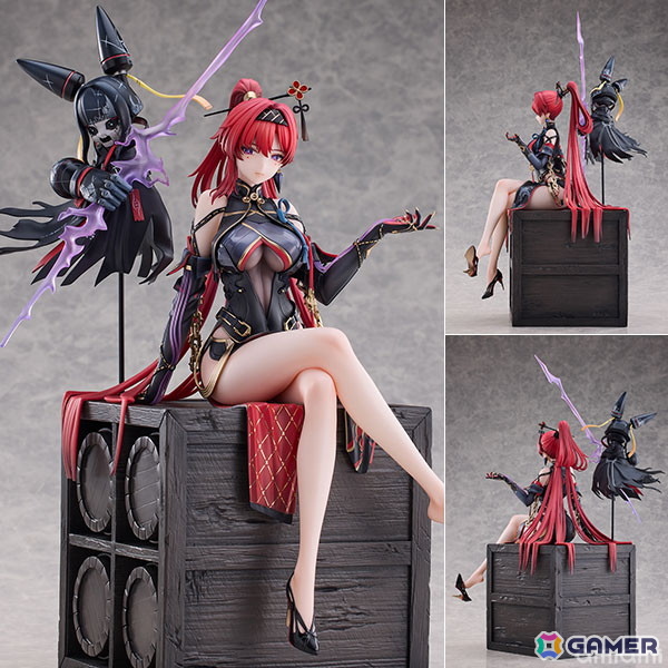 「鳴潮」より吟霖が1/6スケールフィギュアで登場!あみあみ限定特典として「缶バッジ」も付属の画像