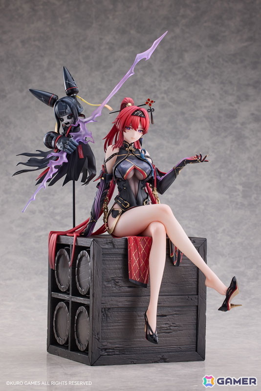 「鳴潮」より吟霖が1/6スケールフィギュアで登場!あみあみ限定特典として「缶バッジ」も付属の画像